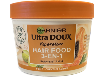 GARNIER ULTRA DOUX HAARMASKER 390ML REPARATEUR HAIR FOOD PAPAYE ET AMLA