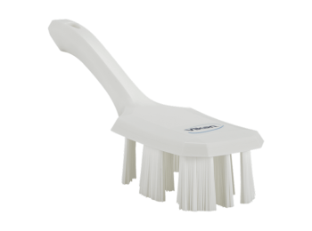 VIKAN HANDBORSTEL ERGO HARD WIT 70X65X325 MM - NIET-GESPLITTE VEZELS