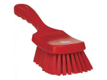 VIKAN WERKBORSTEL KORT ROOD 245X70X50MM HARD POLYESTER