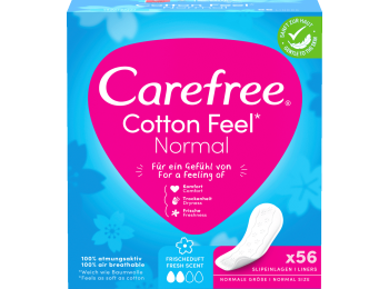 CAREFREE INLEGKRUISJES NORMAAL 56 STUKS FRESH SCENT