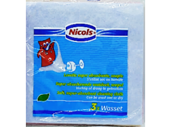 NICOLS VAATDOEK WASSET 3 X