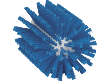 VIKAN PIJPENBORSTEL STEELVERBINDING BLAUW DIAM. 90 X 160 MM - MEDIUM POLYESTER