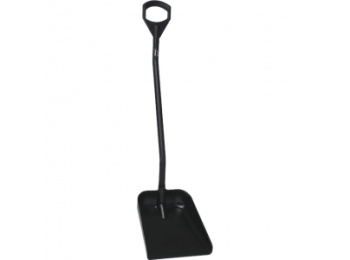 VIKAN SCHOP POLYPROP LANGE STEEL ZWART 130 CM