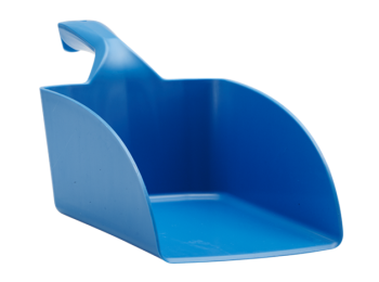 VIKAN HANDSCHOP BLAUW BREED 360X160X95MM POLIPROPYLEEN