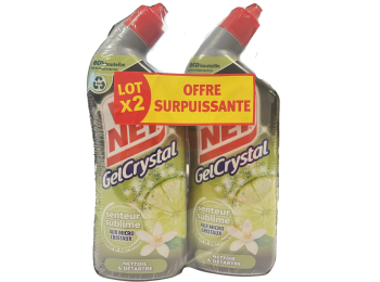 WC NET WC GEL CRYSTAL JARDIN D'AGRUMES LOT DE 2 X 750ML