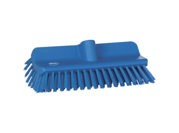 VIKAN SCHUURBORSTEL BLAUW MET BORSTELHOEK MEDIUM 110X145X245 MM