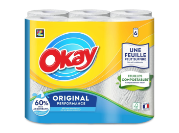 OKAY KEUKENROL ORIGINAL 2-LAAGS 4 X 6-PAK