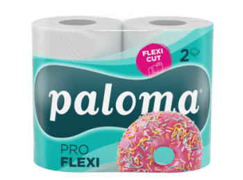 KEUKENROLLEN PALOMA 2-LAAGS 12X2 ROL 200 VELLEN