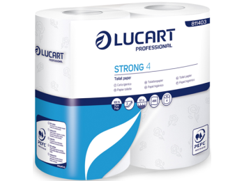 TOILETPAPIER STRONG LUCART 2-L 14 X 4 ROLLEN 500 VEL (811403I)