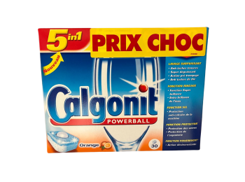 CALGONIT VAATWASTABLETTEN 30 TABS 5 IN 1 ORANGE