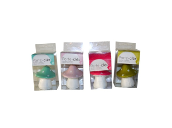 SLEUTELHANGER CHAMPIGNONS (4 KLEUREN)