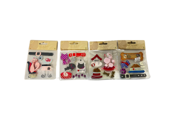 MINI STICKERS HONDEN EN KATTEN