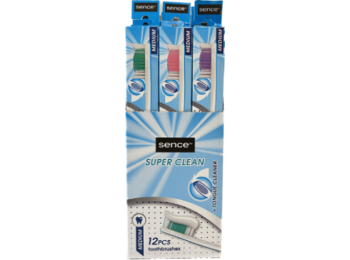 DISPLAY SENCE TANDENBORSTELS 12 ST SUPER CLEAN MEDIUM