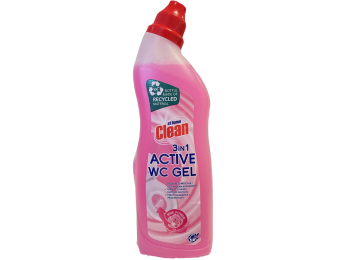 AT HOME CLEAN TOILETREINIGER ACTIVE CLEAN 3 IN 1 PINK POWER 750ML