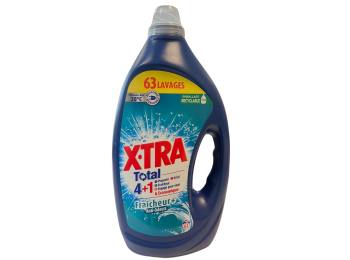 X-TRA VLOEIBAAR WASMIDDEL TOTAL 4+1 FRAICHEUR + ANTI ODEURS 63SC 2,835L