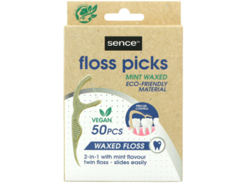 SENCE TOOTH PICK 50ST 2 IN 1 BAMBOO