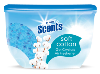 AT HOME SCENTS LUCHTVERFRISSER GEL KRISTALLEN COTTON LINEN 150GR