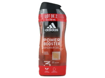 ADIDAS DOUCHEGEL LOT DE 2X250ML POWER BOOSTER