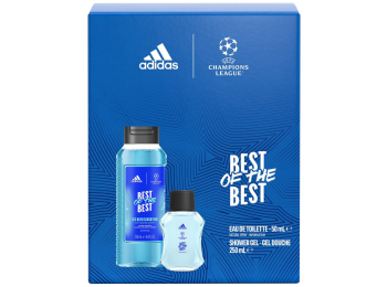 ADIDAS GIFTSET BEST OF THE BEST DOUCHEGEL 250ML + EAU DE TOILETTE 50ML