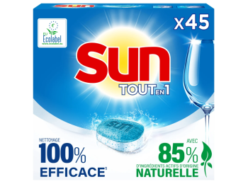 SUN VAATWASTABLETTEN TOUT EN 1 REGULAR 45ST