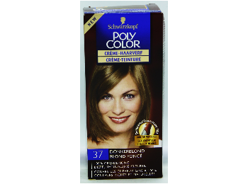 SCHWARZKOPF POLY COLOR HAARKLEURING 37 DONKERBLOND