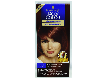 SCHWARZKOPF POLY COLOR HAARKLEURING 72 KOPERMAHONIE