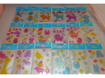 GEL STICKERS BABY