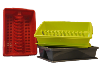 AFDRUIPREK MET PLATEAU VERSCHILLENDE KLEUREN