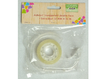 KLEEFBAND TRANSPARANT 12 MM X 10 M