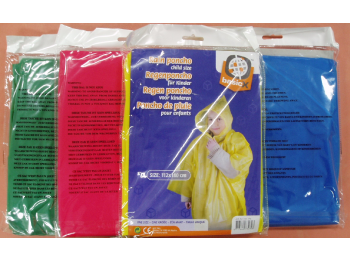 BASIC X REGENPONCHO VOOR KINDEREN (= 101394)