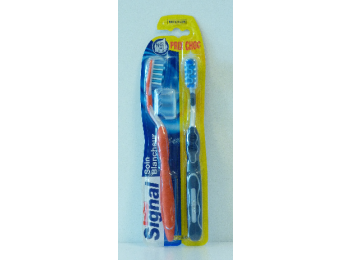 SIGNAL TANDENBORSTEL 2 ST SOIN BLANCHEUR MEDIUM