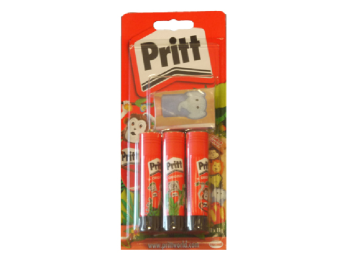 PRITT LIJM 3 ST 3 X 11 GR