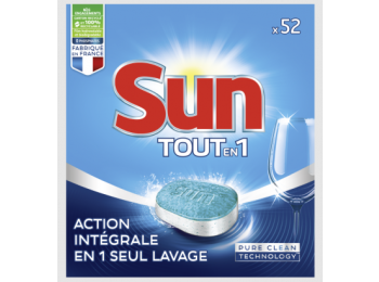 SUN VAATWASTABLETTEN TOUT EN 1 ACTION INTEGRALE 52 TABS
