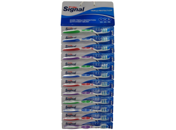 SIGNAL TANDENBORSTELS TRIPLE PROTECTION 12 STUKS