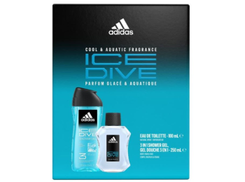 ADIDAS GIFTSET ICE DIVE EDT 100ML + DOUCHE 250ML