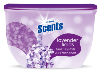 AT HOME SCENTS LUCHTVERFRISSER GEL KRISTALLEN LAVENDEL 150GR