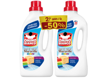 OMINO BIANCO VLOEIBAAR WASMIDDEL MARSEILLE COLOR 2X1500ML 30sc