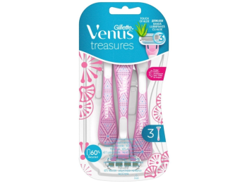 GILLETTE VENUS TREASURES WEGWERPSCHEERMESJES 3ST 3-MES