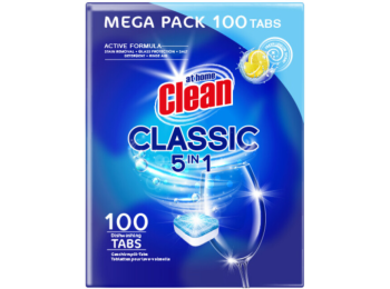 AT HOME CLEAN VAATWASTABLETTEN 5IN1 LEMON 100PCS