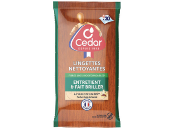 O'CEDAR REINIGINGSDOEKJES LIJNOLIE BOIS DE SANTAL 20PCS
