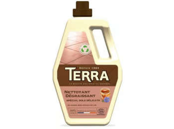TERRA ONTVETTENDE VLOERREINIGER VOOR DELICATE VLOER LIJNOLIE 900ML