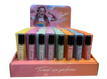 DISPLAY SENTIO RAINBOW TEMPTATION EAU DE PARFUM 80X20ML + 8 TESTERS 20ML