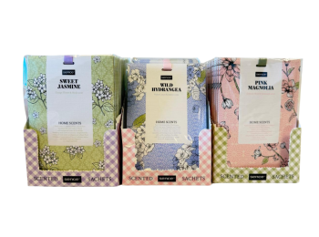 SENCE BLOOMING GLORY GEURZAKJES 10GR 3ASS MIXDOOS 54PCS