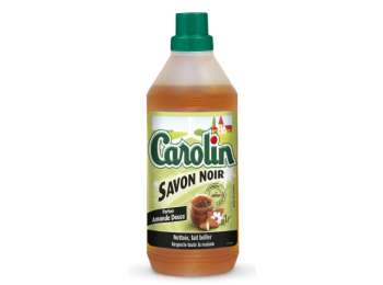 CAROLIN SAVON NOIR PARFUM AMANDE 1L