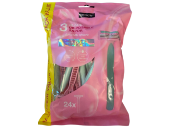 SENCE 24 WEGWERPBARE SCHEERMESJES TRIPLE BLADES