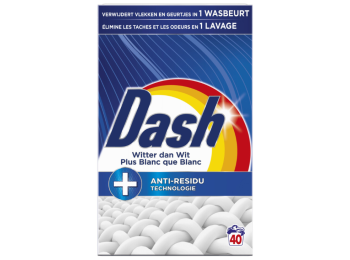DASH WASPOEDER 40SC 2,2KG WITTER DAN WIT