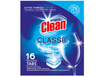 AT HOME CLEAN VAATWASTABLETTEN 16X13GR CLASSIC