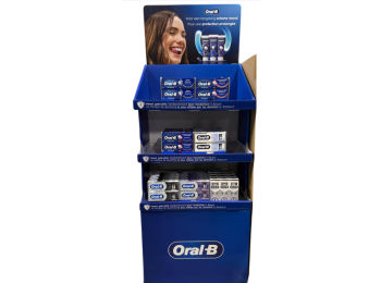 DISPLAY ORAL-B TANDPASTA 84ST MIXED