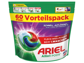 ARIEL WASMIDDEL PODS 60ST ALL IN ONE COLOR +