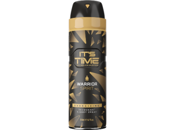 ITS TIME DEODORANT 200ML WARRIOR SPIRIT
